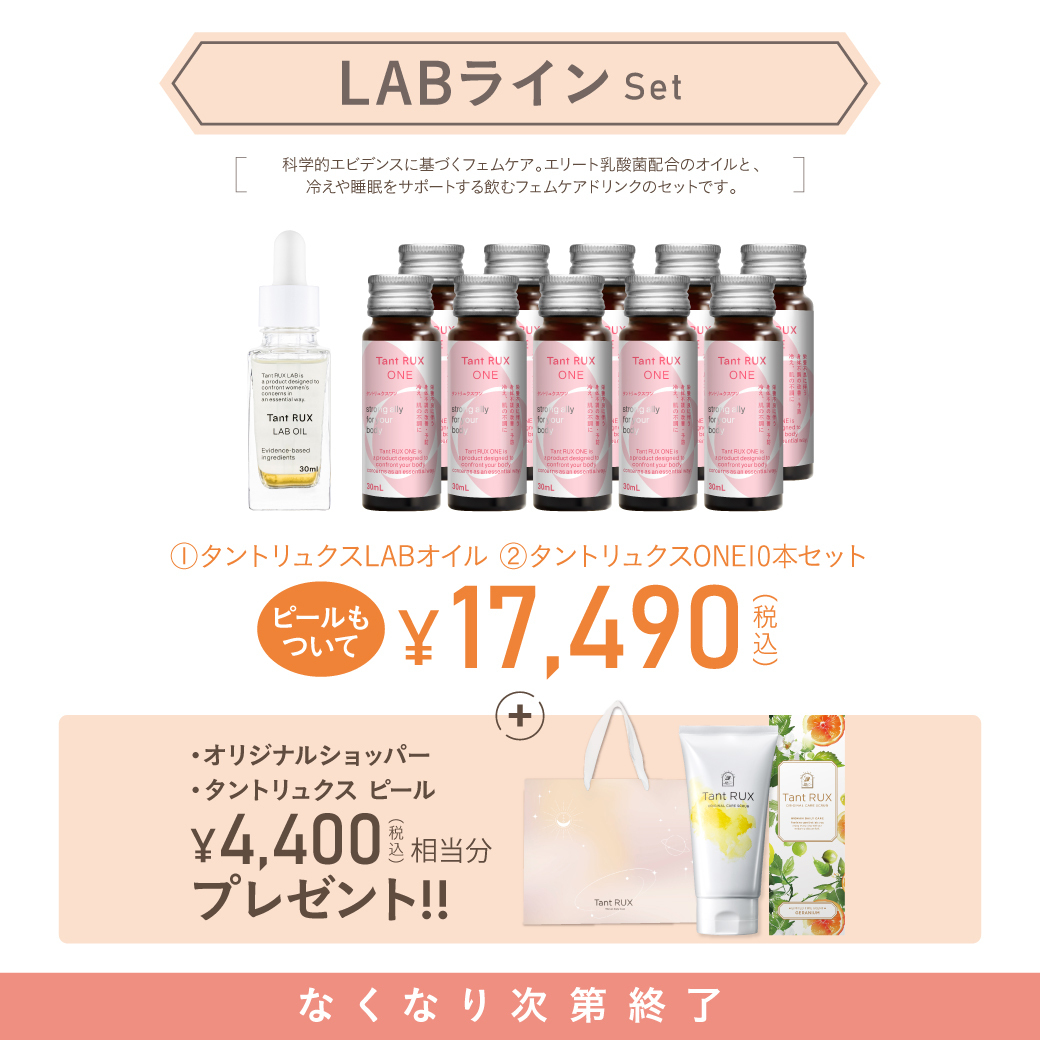 RUXなフェムケアキャンペーン LABラインSet